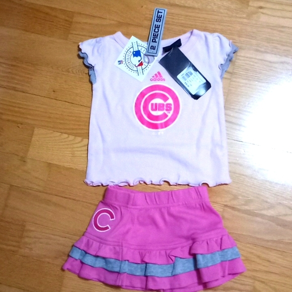 adidas Other - Baby Cubbies shirt and skirt set. 12 month size.
